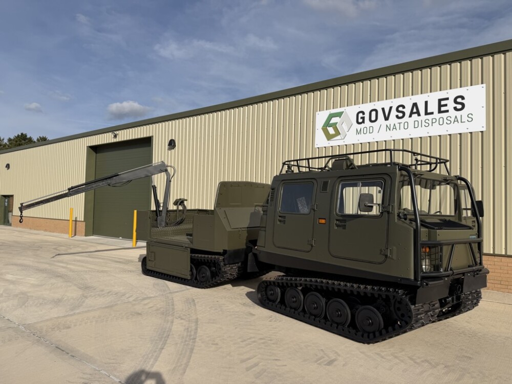 Hagglunds Bv206 Load Carrier with Crane