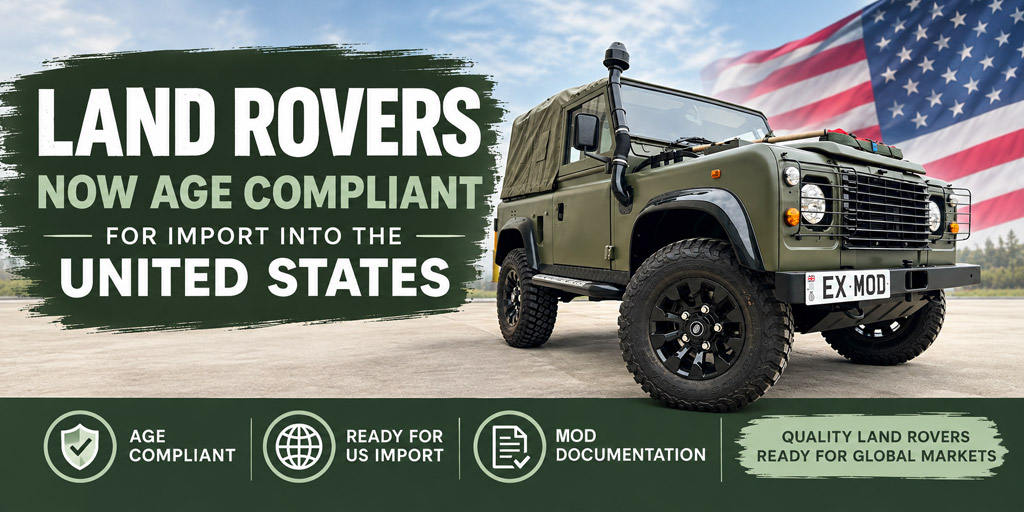 USA Compliant Land Rovers for sale