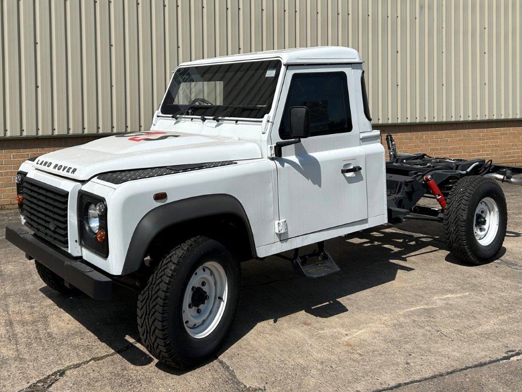 Unused Armoured Land Rover Defender 130 Chassis Cab – 50507