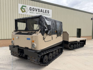 Hagglunds BV 206 Soft Top Cargo Flat Bed Load Carrier