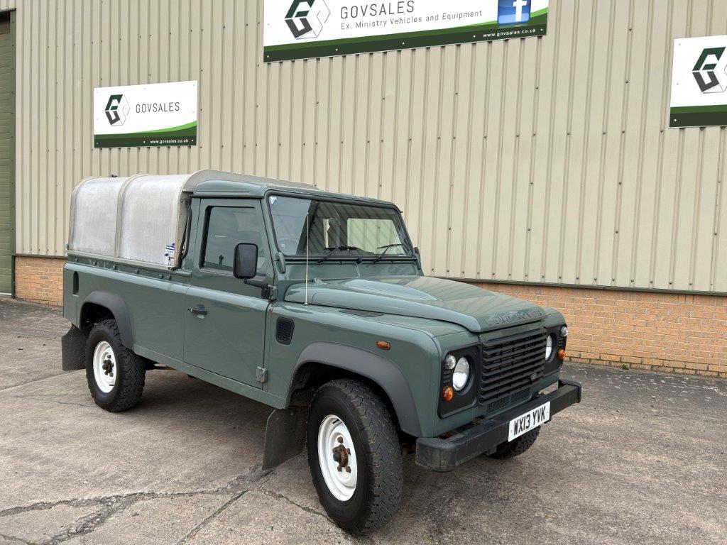 ex military vehicles land rover defender 110 pick up rhd puma 50484_001 photo